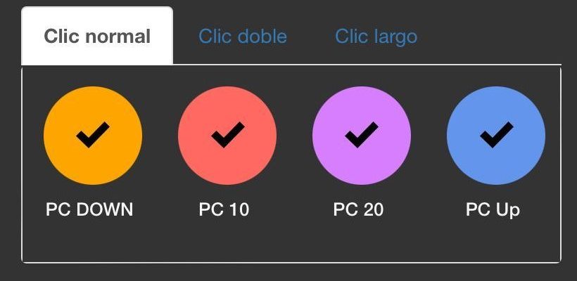 Botones Clic Normal