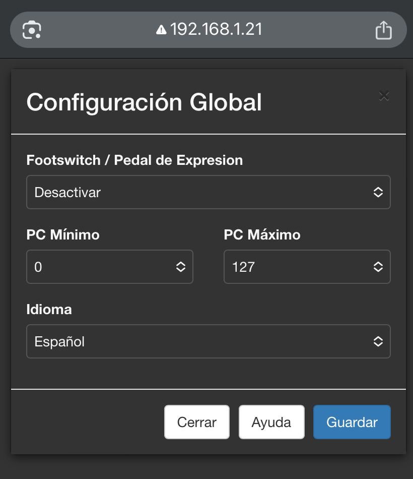 Configuración global
